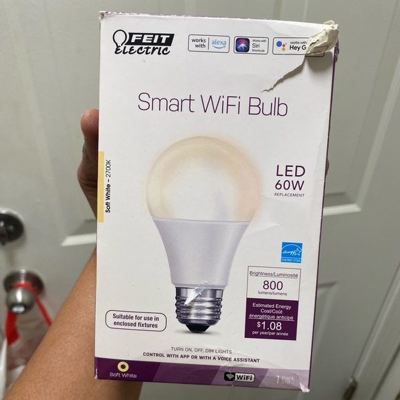 Feit Electric Smart WiFi Bulb LED 60W - Picture 1 of 6